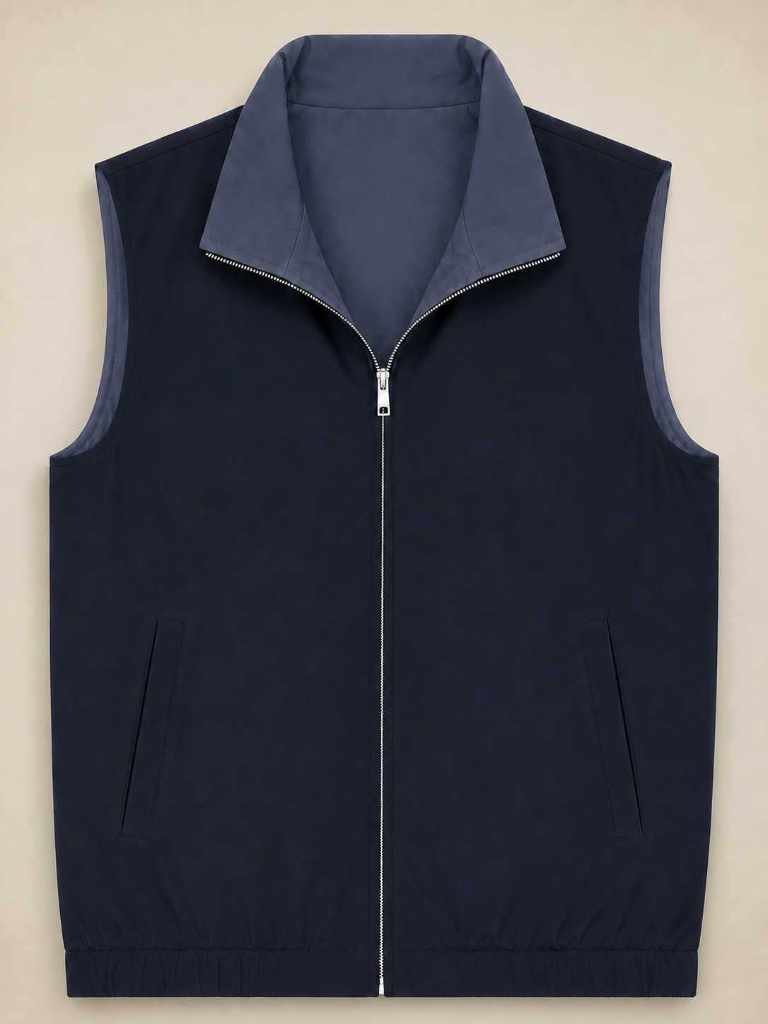 Azure Gilet — Navy side
